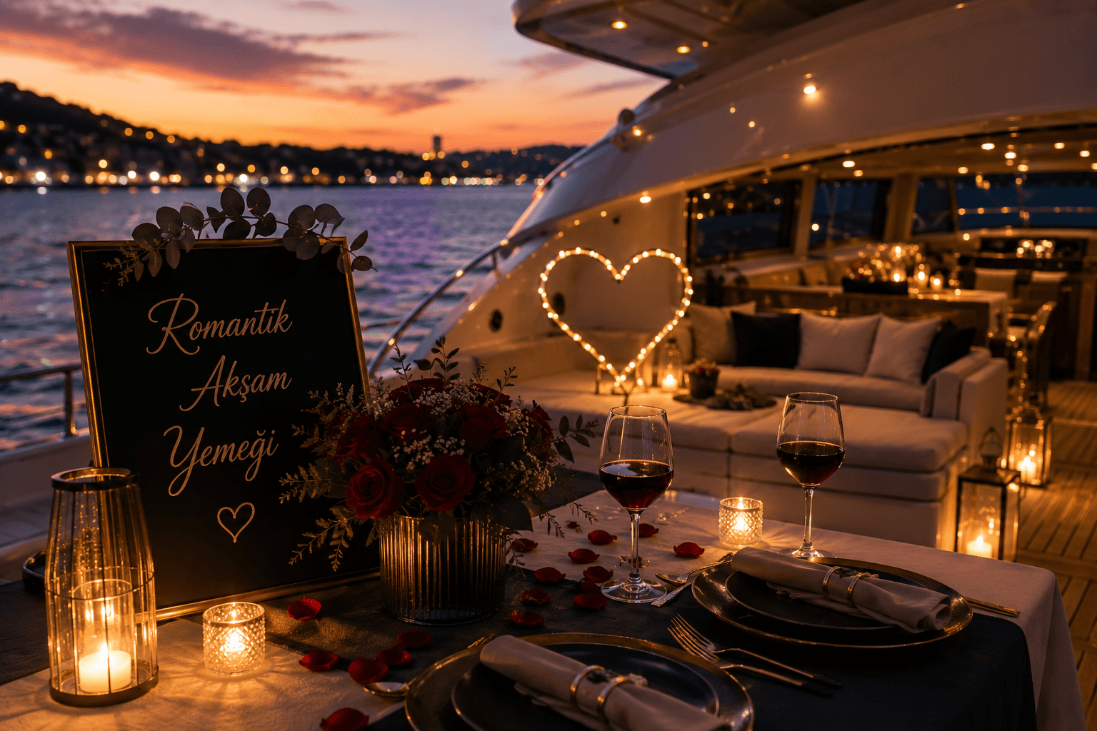 Yatta Romantik Akşam Yemeği